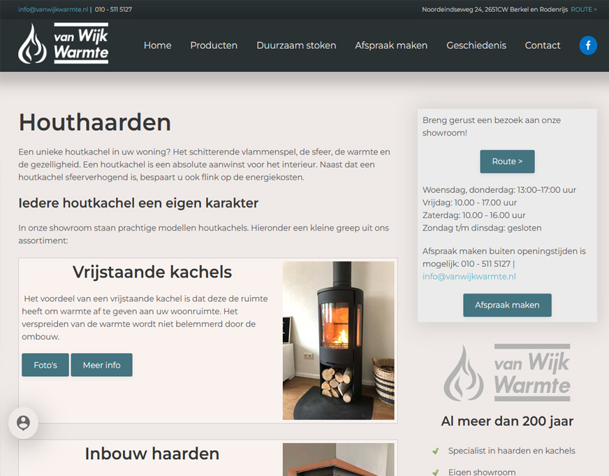 Van Wijk Warmte | Klant van MOL4media